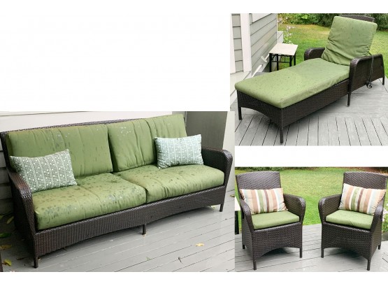 All-weather Wicker Outdoor Furniture 4-piece