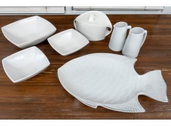 Grouping Of White Dishes 2/2