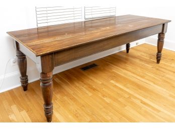 Large Solid Farmhouse Table