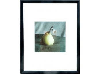 Framed Still Life Photograph Of A Pear -Signed