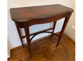 Antique Wood Hall Console Table, Marked 929
