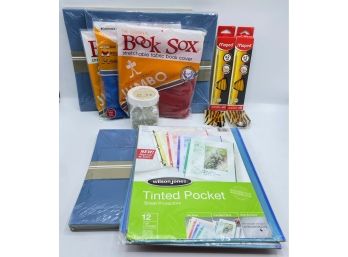 New Office Supplies: Project Envelopes, Binder Dividers, Tape Measures, Book Covers, Ikea Glass Beads & More