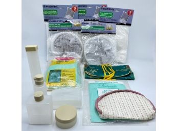 New Mesh Laundry Bags, Hair Nets, Jewelry Bags &  Travel Toiletry Containers