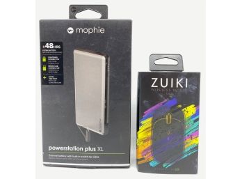 New In Box Mophie Powerstation Plus XL External Battery For IPhone & Zuki Wireless Mouse