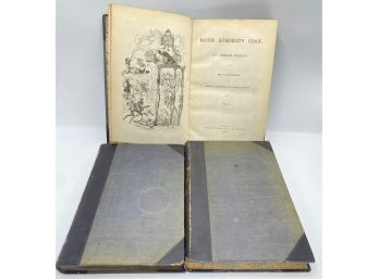 First Edition 1841 Charles Dickens 'Humphrey's Clock' 3 Volume Illustrated Set