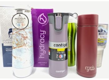 7 New Water Bottles: Hydracy Fruit Infusers, Contigo, Manna Moda, Frank Green, Sub Zero & More