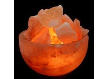 8' Himalayan Fire Bowl Salt Lamp