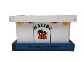 Malibu Rum Advertising Wooden Storage Box/Planter