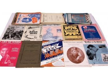 Group Of Vintage Antique Sheet Music