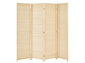 4 Panel Bamboo Room Divider