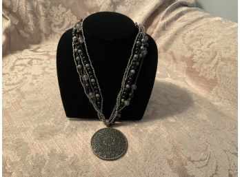 Six Strand Bead Necklace - Lot #10