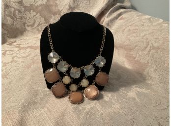 NY Triple Row Necklace In Pink - Lot #18