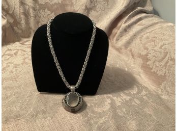 Chico's Silvered Chain And Pendant - Lot #13