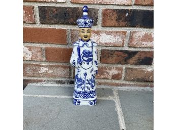 Chinese Clean Shaven Pottery Figure