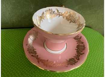 Aynsley Pink Bone China Teacup-england