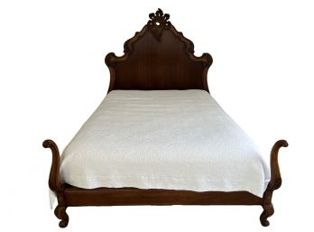 Gorgeous Antique Hand-carved Queen Bed