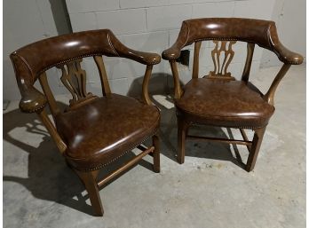 Beautiful Pair Arm Chairs