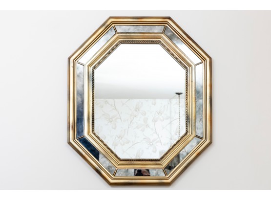 Gilt Octagonal Vanity Mirror