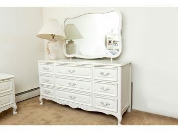 French Provincial Country Style Dresser In White