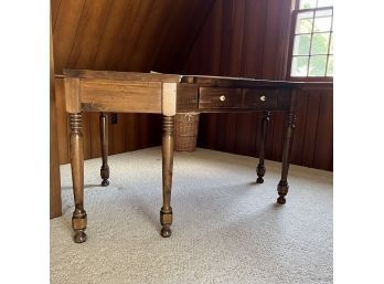 An Ethan Allen Corner Desk - Colonial Revival Style