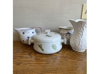 More Ceramic Pitchers And A Great Modern Covered Casserole