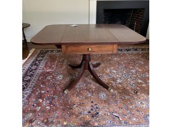 A Sheraton Style Drop Leaf Breakfast Table By Butler Custom Furniture - C 1920s