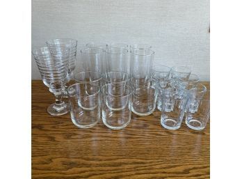 An Assortment Of Casual Glassware