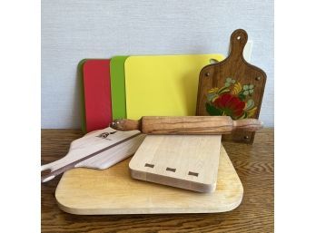 A Really Nice Collection Of Cutting Boards - Bow Tie Joint Board By Dan Nathan And Soundview Millworks
