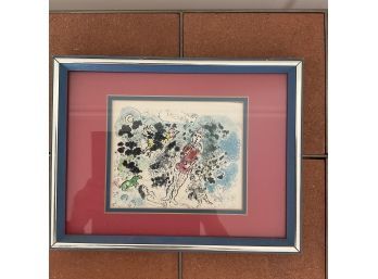 A Framed Chagall Print