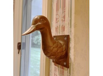 A Brass Duck Hook