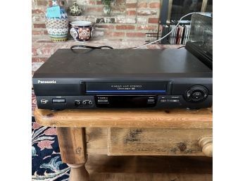 A Panasonic VHS Player
