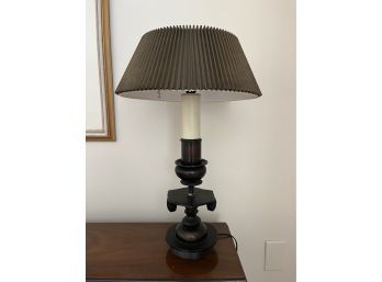 A Metal Form Table Lamp
