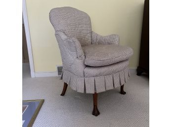 A Very Feminine Victorian Upholstered Arm Chair - Needs Update