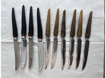 10 Knives With Horn Style Handles