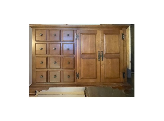 Craftsmen Guild Cabinet Solid Maple Wood