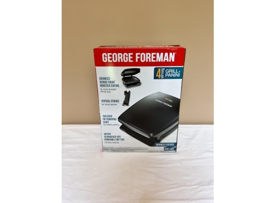 George Foreman 4-serving Grill & Panini
