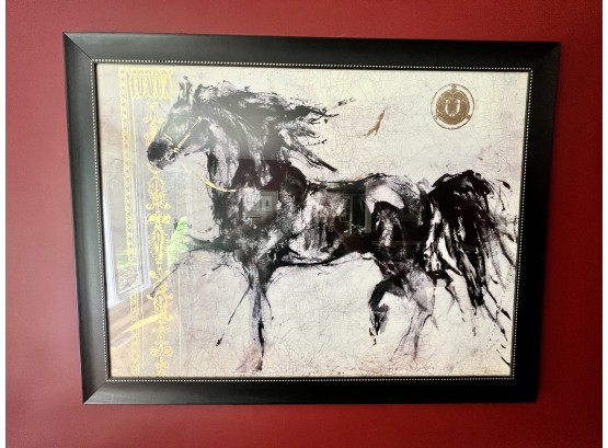 'Lepa Zena' Framed Horse Print - Framed Art