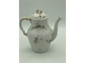 Limoges Floral Teapot CFM/GDM France
