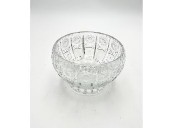 European Crystal Candy Dish/Bowl 7-inch Wide