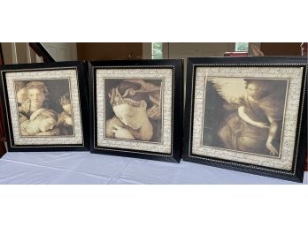 Sid Dickens Renaissance Secret & Serene Grace Prints Set In Glass Frames