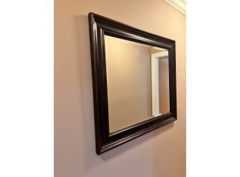 Black Frame Square (Plastic) Mirror