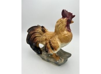 Colorful Ceramic Rooster 15-inch High