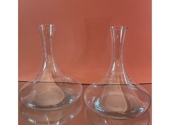 Wine Decanters Classic Glass Set Of 2