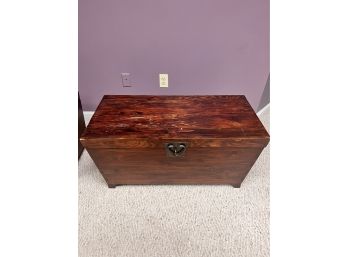 Rustic Trunk Coffee Table Wooden Storage Chest