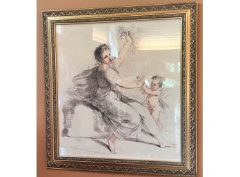 Angelic Art Large Drawing Framed