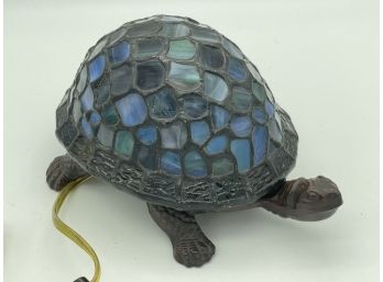 Mosaic Turtle Lamp On Heavy Base