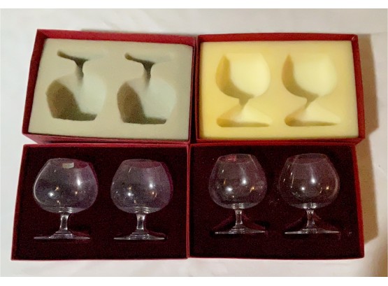 Set Of 4 Baccarat Cognac Glasses