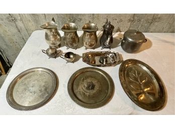 Lot Of Assorted Silver Plate Tableware