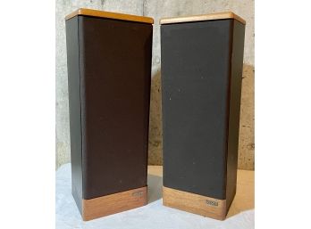 Pair Of Advent Prodigy Two Way 8 Inch Woofer Tower Speakers - Not Tested