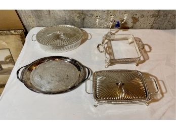 Lot Of Vintage Silverplate Items
